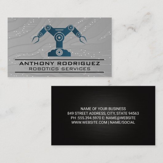 Robotica | Industrie Visitekaartje (Voorkant / Achterkant)