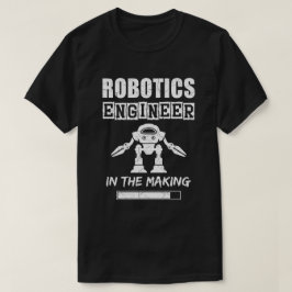 Robotica-ingenieur in de maak, grungy textuur t-shirt