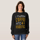 Robotica-ingenieurs en tech nerds trui (Voorkant volledig)