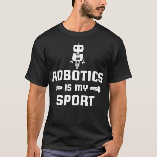 Robotica is mijn Sport Robot Digital Funny Gift T-shirt (Voorkant)