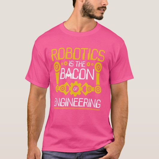 Robotica is mijn sport robot engineering programme t-shirt (Voorkant)