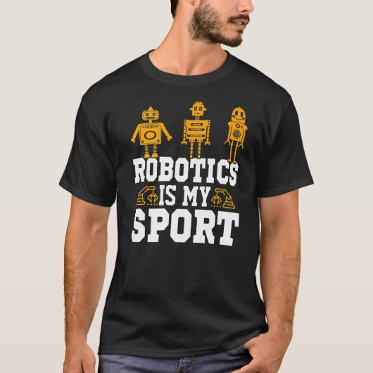 Robotica is mijn Sport Robot Mechanic 23 T-shirt (Voorkant)