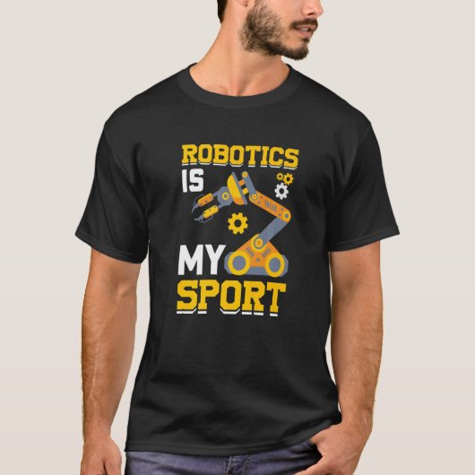 Robotica is mijn Sport Robot Mechanic 32 T-shirt (Voorkant)
