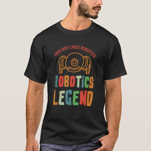 Robotica Legend Mechanic Engineer Robot T-shirt (Voorkant)