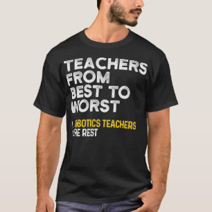 Robotica Leraar Beste Slechtste Professor Gifts DA T-shirt