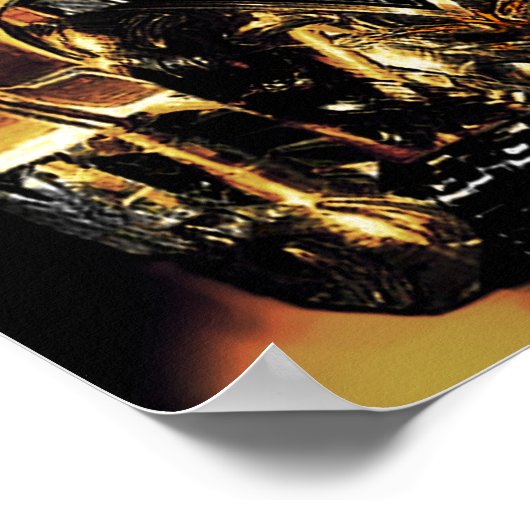 Robotica op Canvas Poster (Hoek)