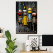 Robotica-Poster Poster (Thuiskantoor)