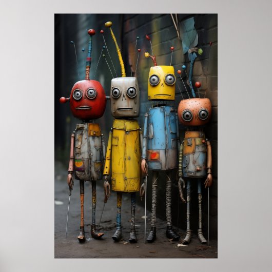 Robotica-Poster Poster (Voorkant)