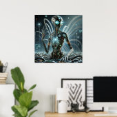 Robotica-Poster Poster (Thuiskantoor)