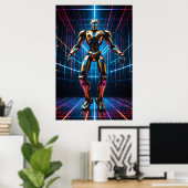 Robotica-Poster Poster (Thuiskantoor)