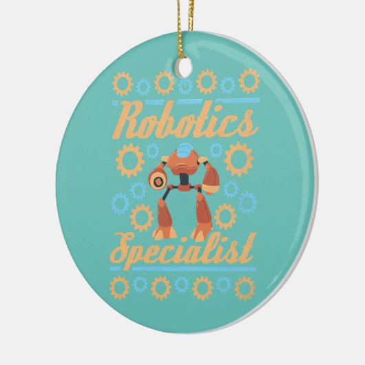 Robotica Specialist Robot Keramisch Ornament (Links)