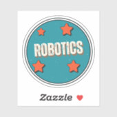 Robotica Veld van studie Sticker (Vel)