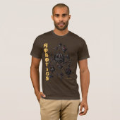 Robotica-vormgeving voor grafische T-shirt (Voorkant volledig)