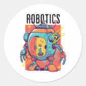 roboticaclub ronde sticker (Voorkant)