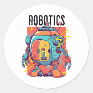 roboticaclub ronde sticker