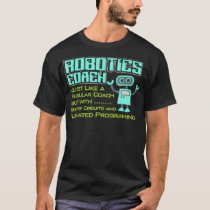 Roboticaklak met betere circuits en programma's t-shirt