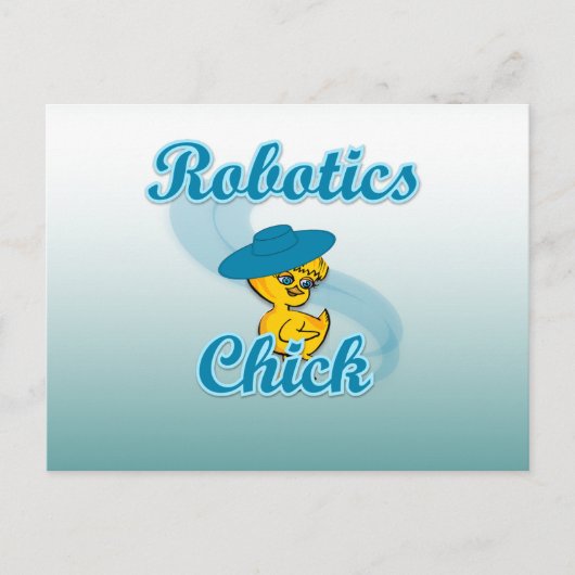 Robotics Chick #3 Briefkaart (Voorkant)