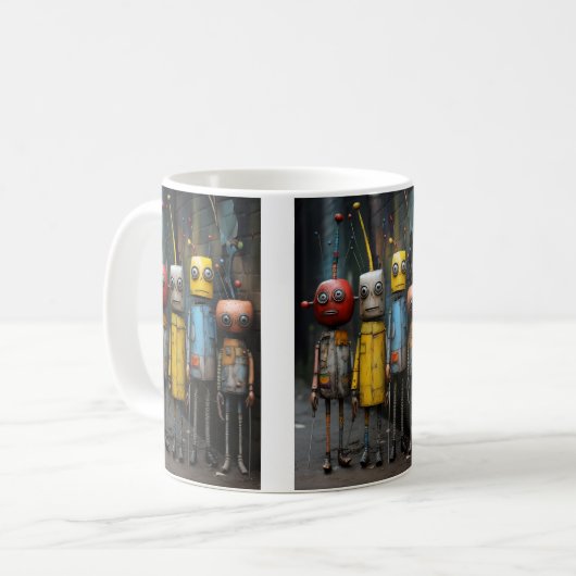 Robotics Coffee Mok (Voorkant links)