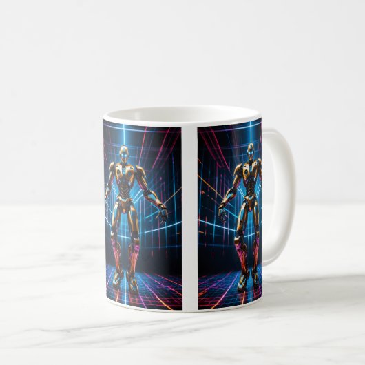Robotics Coffee Mok (Voorkant rechts)