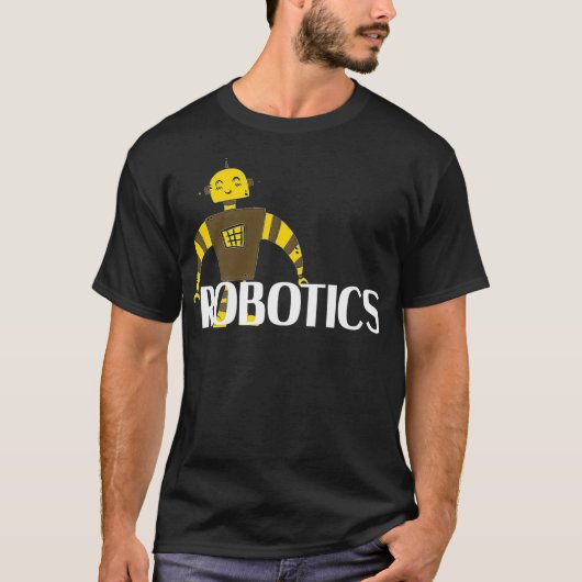 Robotics Engineer Technology Engineering Robots Lo T-shirt (Voorkant)