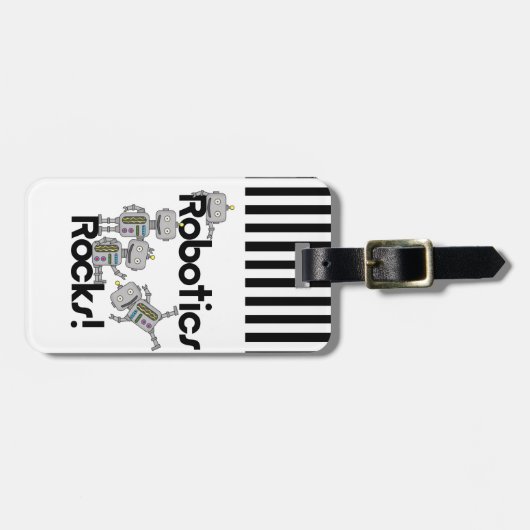 Robotics Rocks Bagagelabel (Voorkant horizontaal)