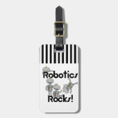 Robotics Rocks Bagagelabel (Voorkant verticaal)