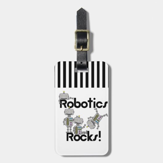 Robotics Rocks Bagagelabel (Voorkant verticaal)