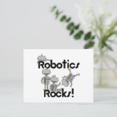 Robotics Rocks Briefkaart (Staand voorkant)