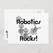 Robotics Rocks Briefkaart (Voorkant / Achterkant)