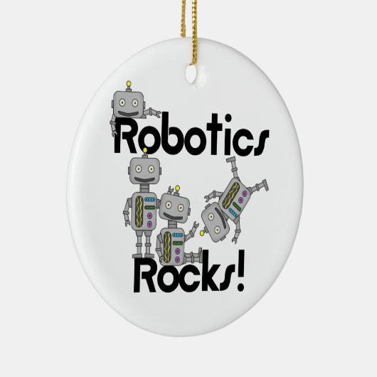 Robotics Rocks Keramisch Ornament (Rechts)