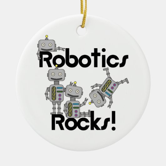 Robotics Rocks Keramisch Ornament (Voorkant)