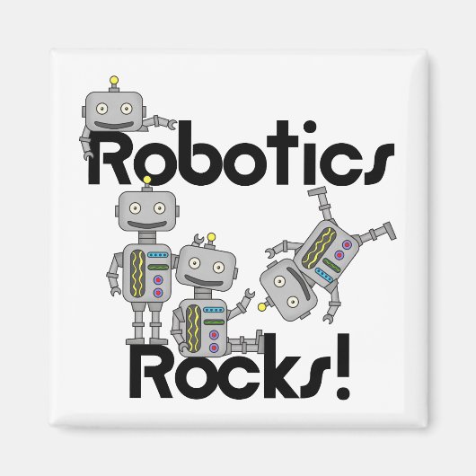 Robotics Rocks Magneet (Voorkant)