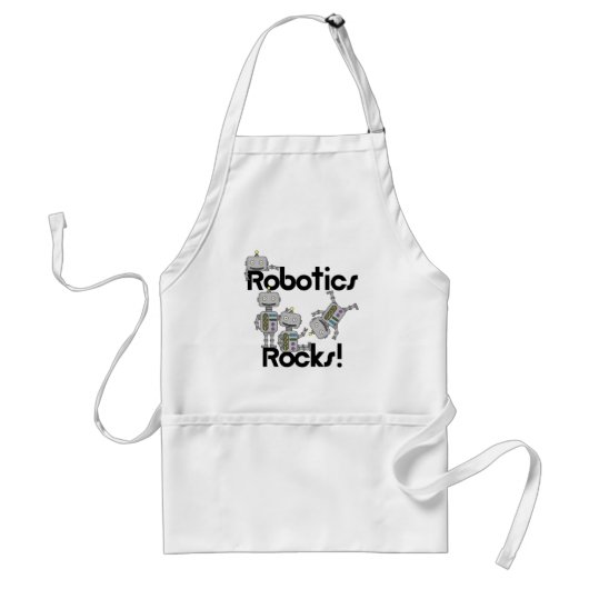 Robotics Rocks Standaard Schort (Voorkant)