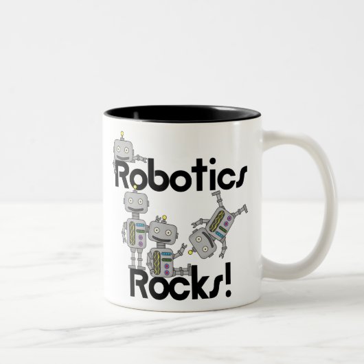 Robotics Rocks Tweekleurige Koffiemok (Rechts)
