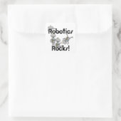 Robotics Rocks Vierkante Sticker (Tas)