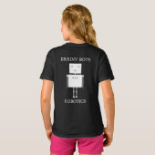 Robotics Team Tournament Championship Team T-shirt (Achterkant volledig)