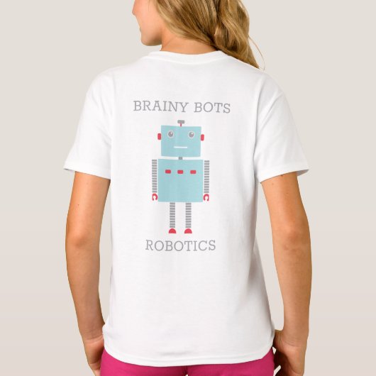 Robotics Team Tournament Championship Team T-shirt (Achterkant)