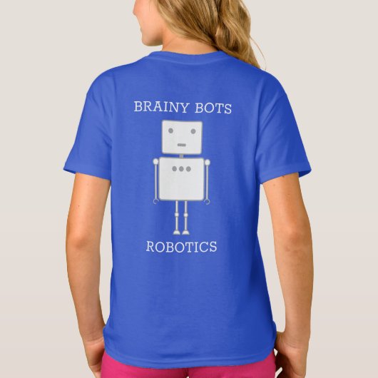 Robotics Team Tournament Championship Team T-shirt (Achterkant)