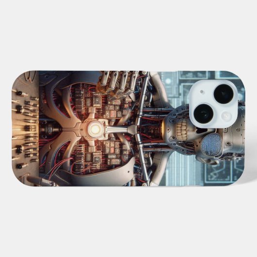 Robotingenieur Case-Mate iPhone Case (Achterkant (horizontaal))