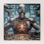 Robotingenieur Legpuzzel (Verticaal)