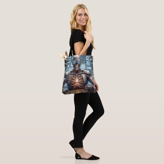 Robotingenieur Tote Bag (Op model)