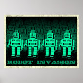  robotinvasie poster (Voorkant)