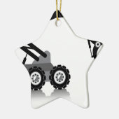 Robotische arm keramisch ornament (Links)