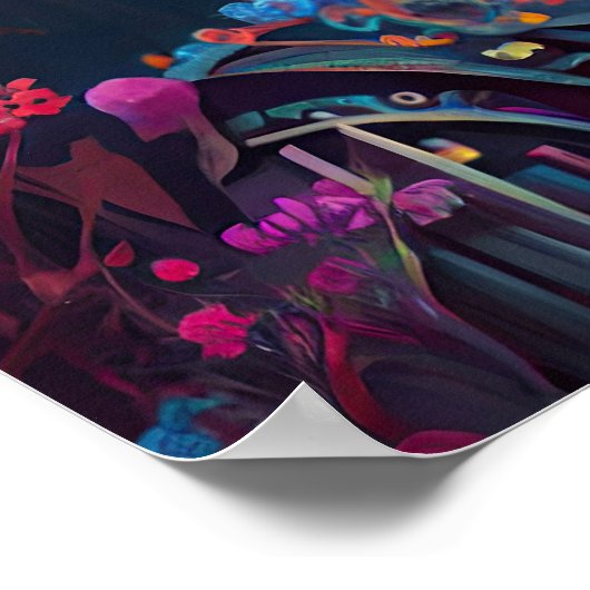 Robotische dag van de dood van de robots poster (Hoek)