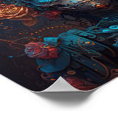 Robotische dag van de dood van de robots poster (Hoek)