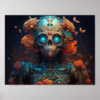 Robotische dag van de dood van de robots poster