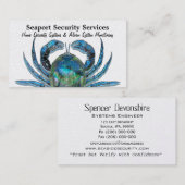 Robotische krab op Gold Professional 3,5 x 2,0 inc Visitekaartje (Voorkant / Achterkant)