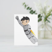 robotjongen briefkaart (Staand voorkant)