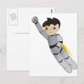 robotjongen briefkaart (Voorkant / Achterkant)
