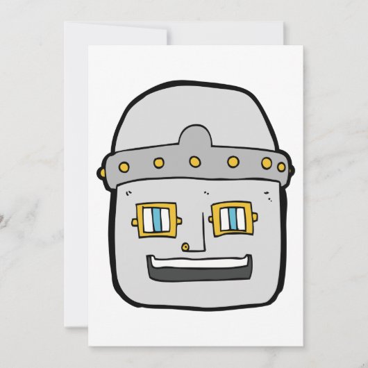 Robotkop Kaart (Voorkant)